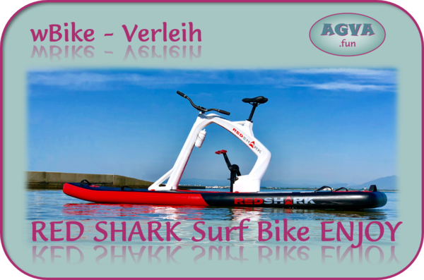 wBike-Vermietung "RED SHARK Surf Bike ENJOY"